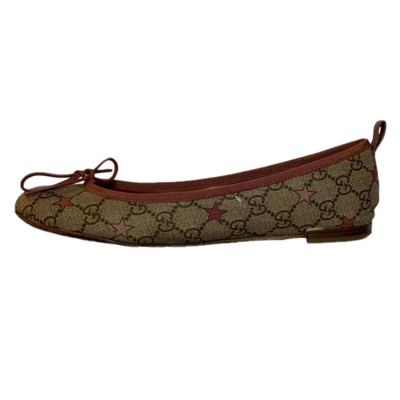 GUCCI GG Supreme Stars Canvas Flats - Picture 3 of 6